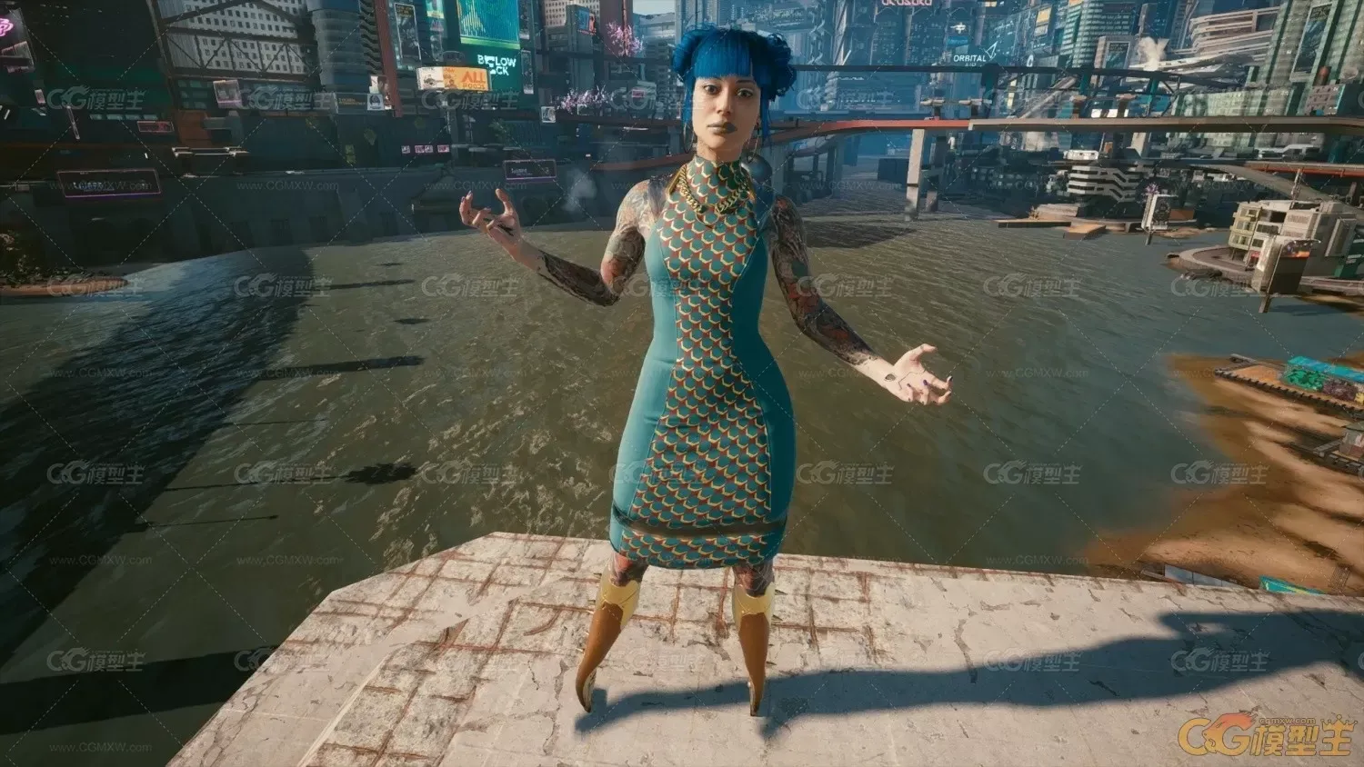 超好看的赛博朋克风格美女 Cyberpunk 2077 - Cheri Nowlin-4