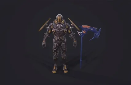 精品机甲男战士模型