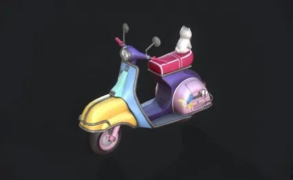 迷你摩托车 电动车模型