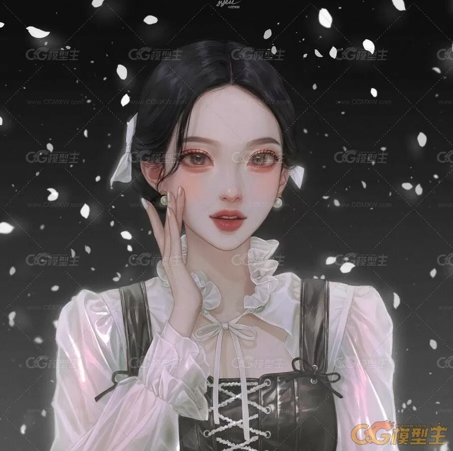 p站画师zzyeri精致的动漫人物插画-3