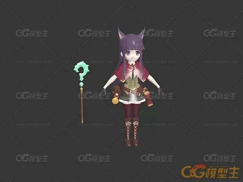 卡通猫魔女-1