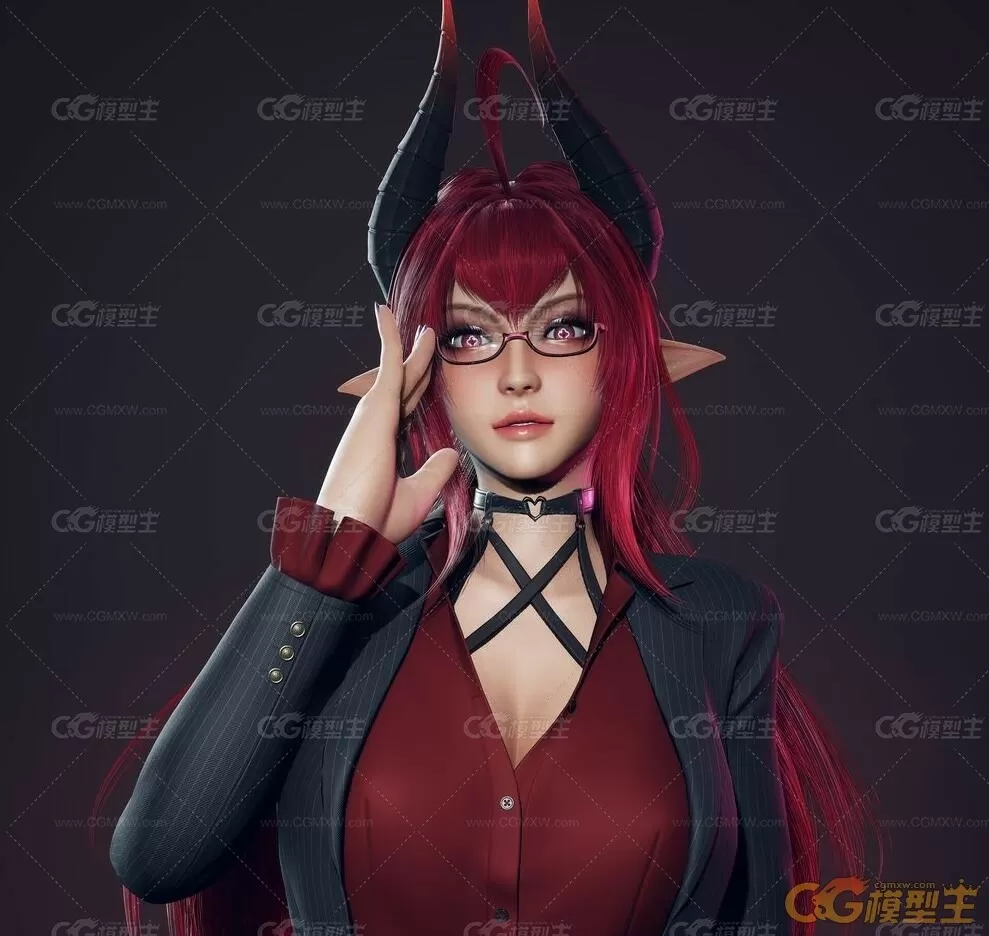 RyanReos次时代艺术家21年12月极品3D艺术CG女性设计作品-3