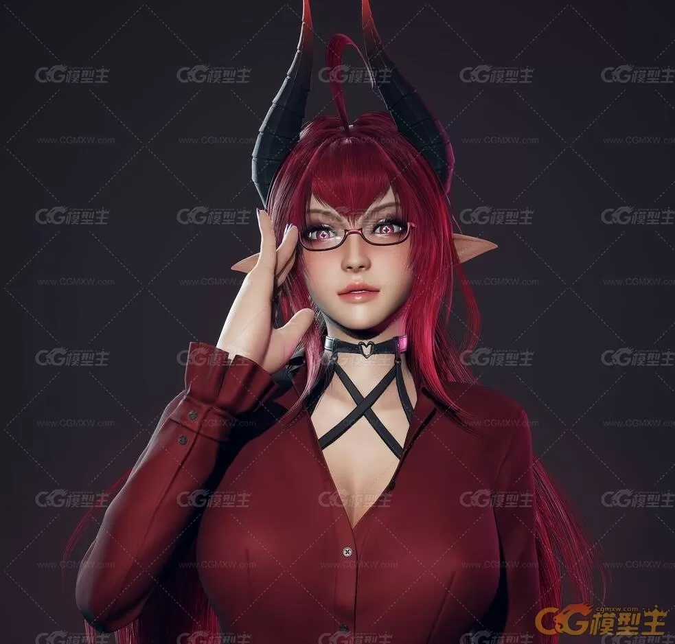 RyanReos次时代艺术家21年12月极品3D艺术CG女性设计作品-5