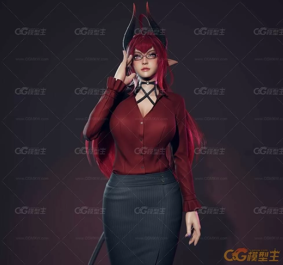 RyanReos次时代艺术家21年12月极品3D艺术CG女性设计作品-6