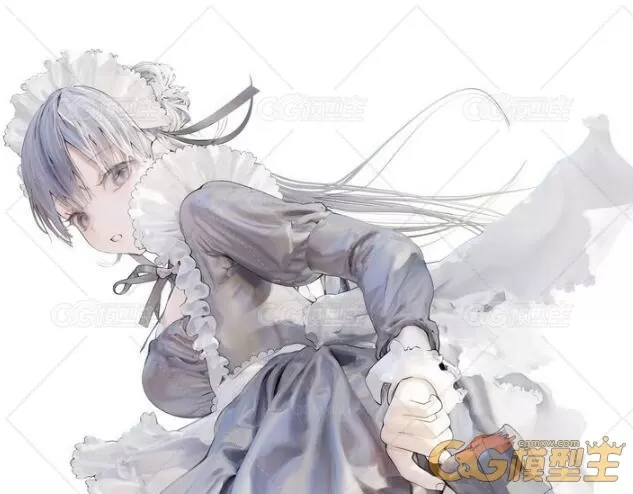 22.4月P站画师JIMA可爱的美少女插画CG作品+psd-3