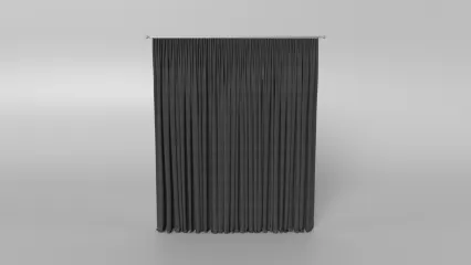 【3D模型】窗帘，门帘，窗幔，窗帷，窗户挡子
