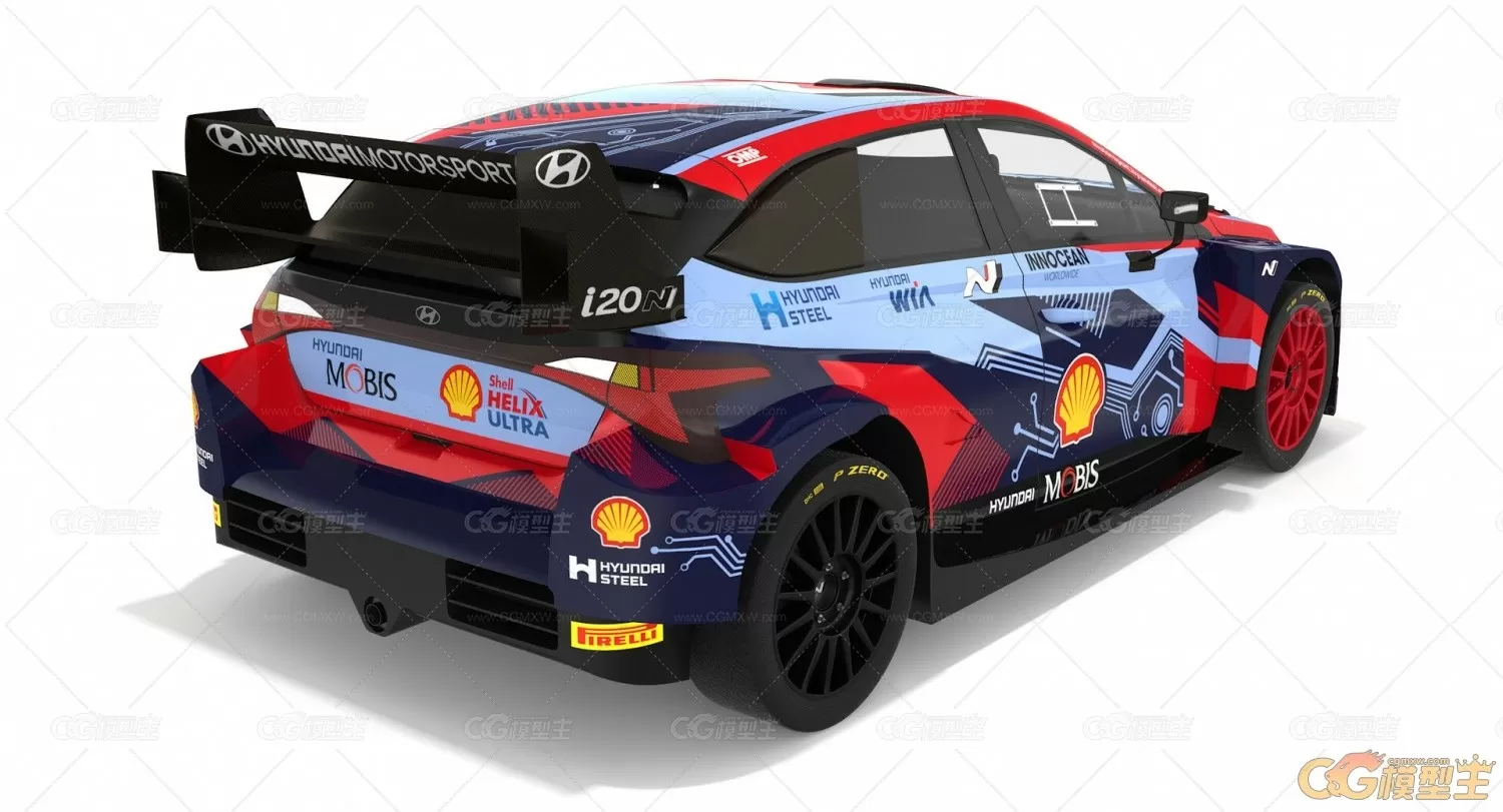 现代 i20 N 混合动力拉力赛车 WRC-2