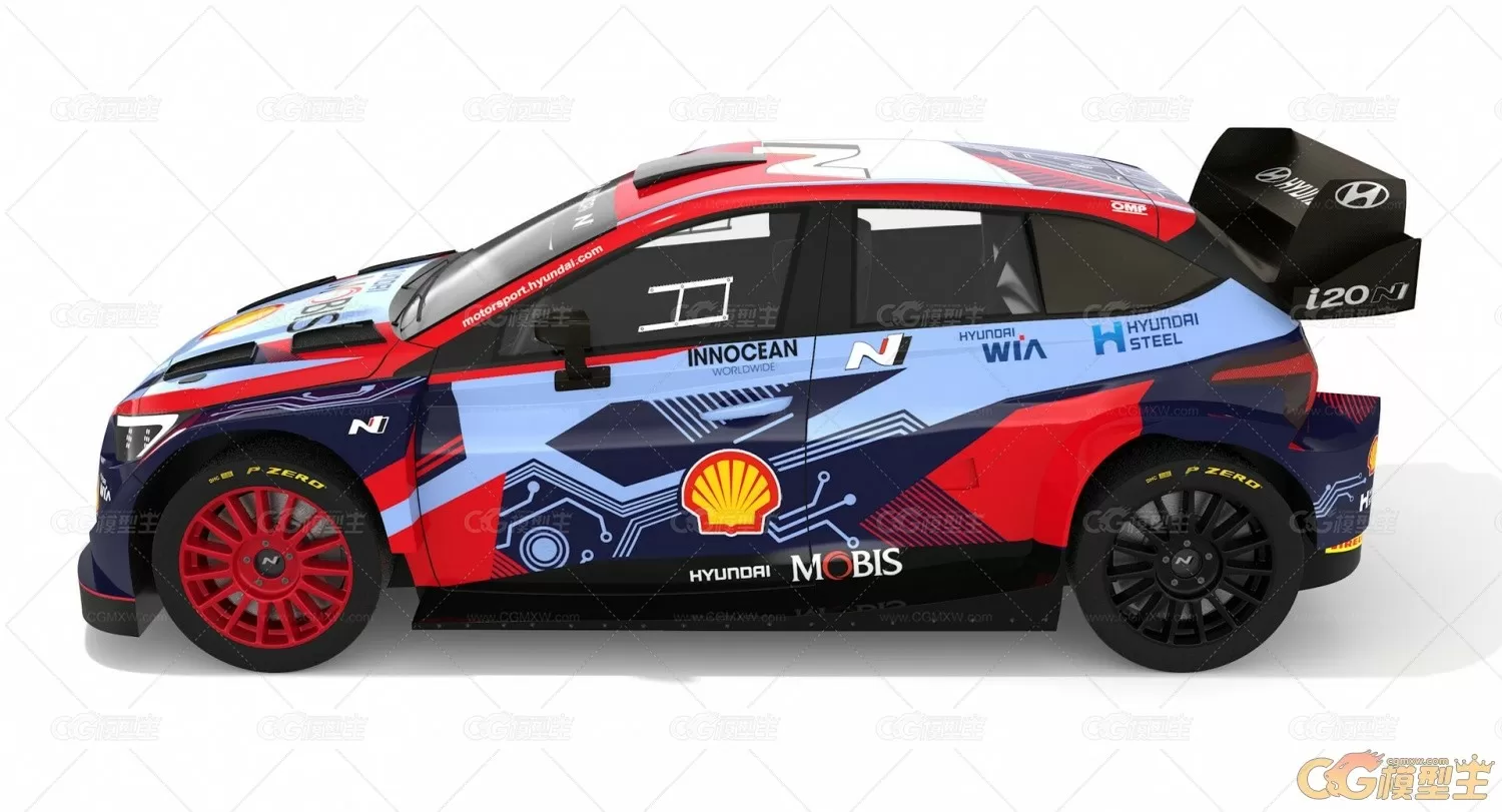 现代 i20 N 混合动力拉力赛车 WRC-3