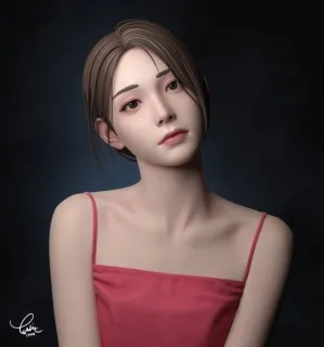 blender女角色雕刻流程