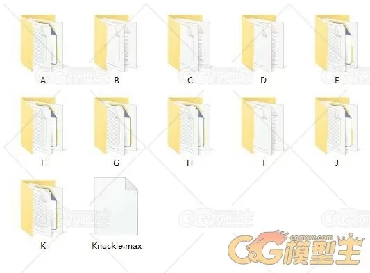 游戏角色护手护腕装备模型-3