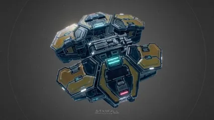 太空飞船3D模型下载