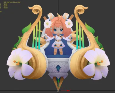 王者荣耀蔡文姬模型