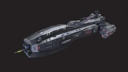 科幻风格 宇宙飞船 飞机 战舰模型