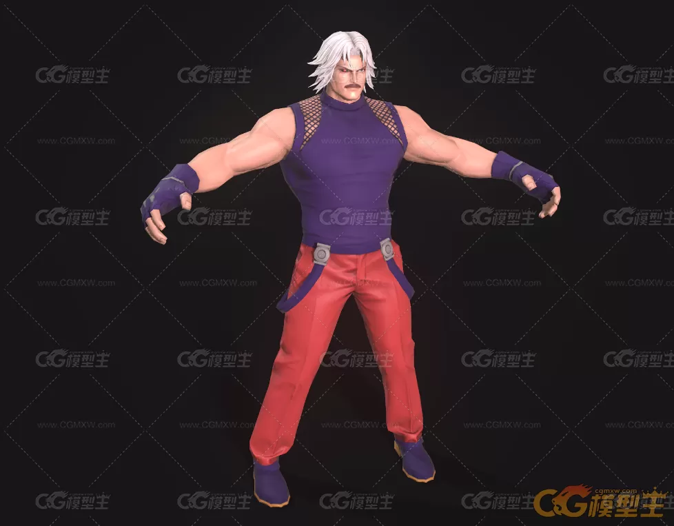 【KOF ALLSTAR 拳皇全明星】次时代PBR日韩魔幻Q版3D角色模型合集-27