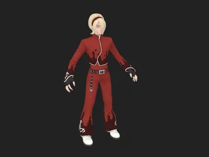 杀马特男帅哥模型