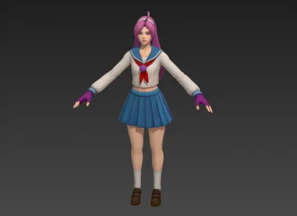 校服美少女