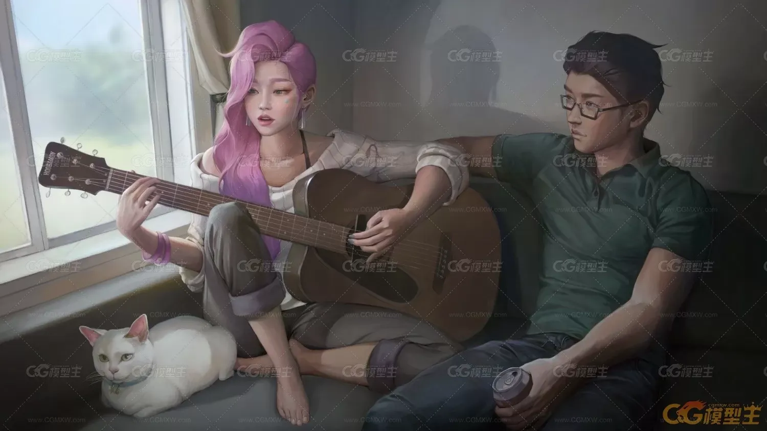 Hoobamon画师95期精美插画CG作品-1