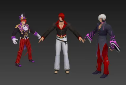 拳皇八神3dmax模型