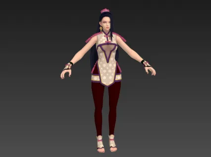 古风游戏美女模型