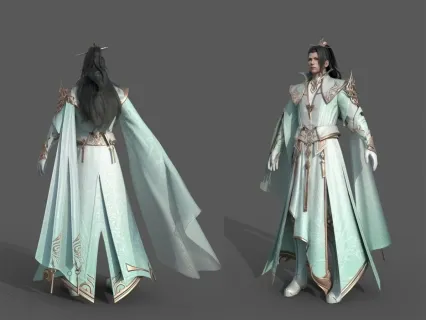 仙侠风 御剑师3d模型