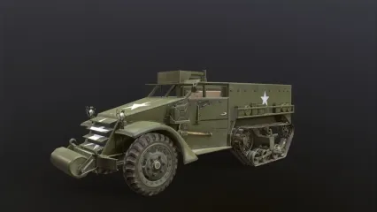 Autocar M3A1 半履带车