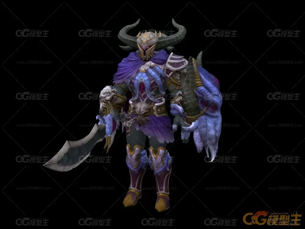 神魔战士3D模型-1