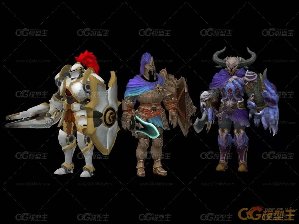 神魔战士3D模型-2