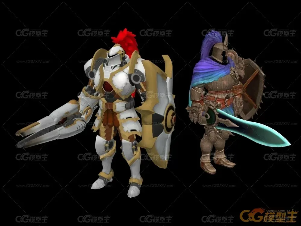 神魔战士3D模型-3