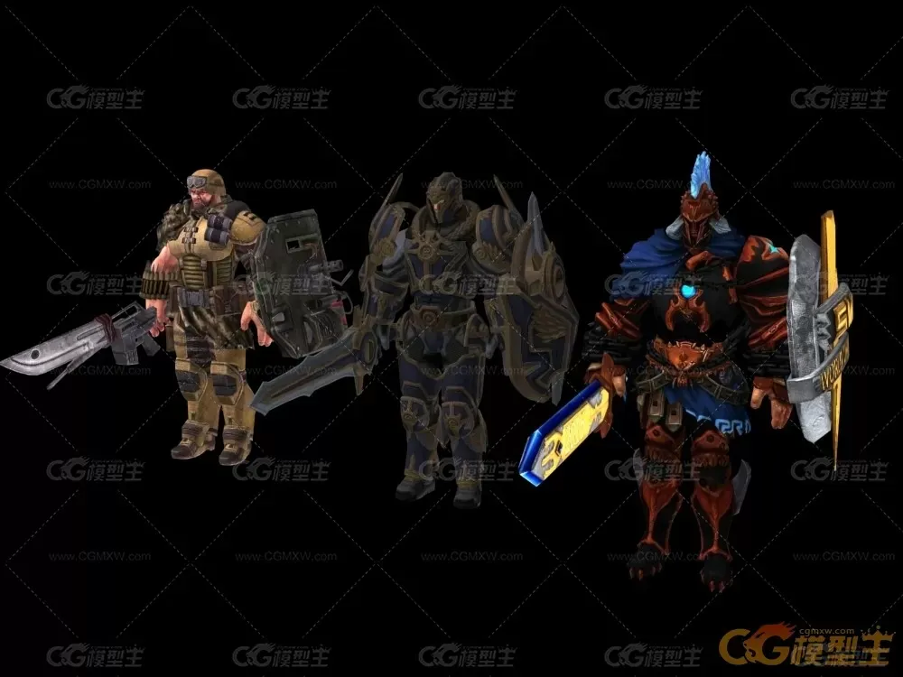神魔战士3D模型-4