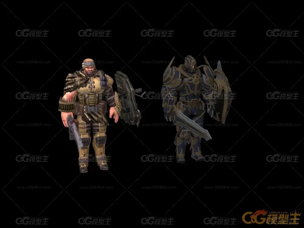 神魔战士3D模型-5