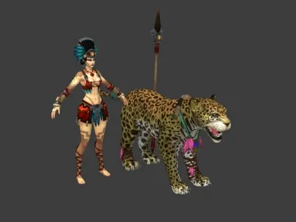 森林女王 女猎人 猎户 部落女首领