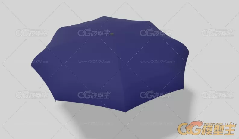 雨伞3d模型-4