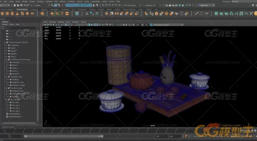 茶具3D模型-6