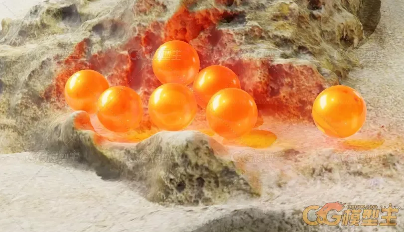 七龙珠，魔法球3d模型-5