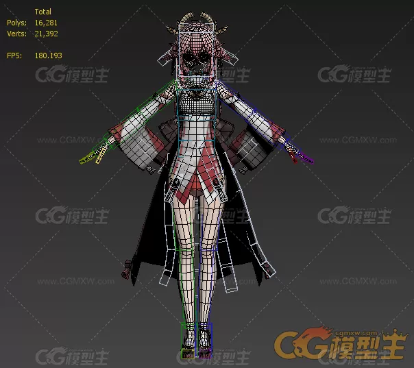 原神 八重神子max模型带绑定-6