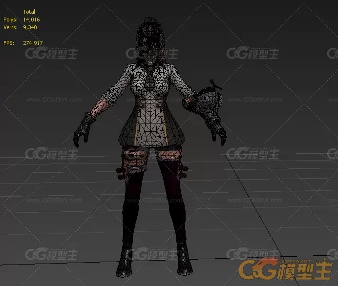 独眼龙小美眉模型-2