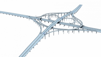 立交桥 高架桥  桥梁 高速公路 立体交通 城市交通