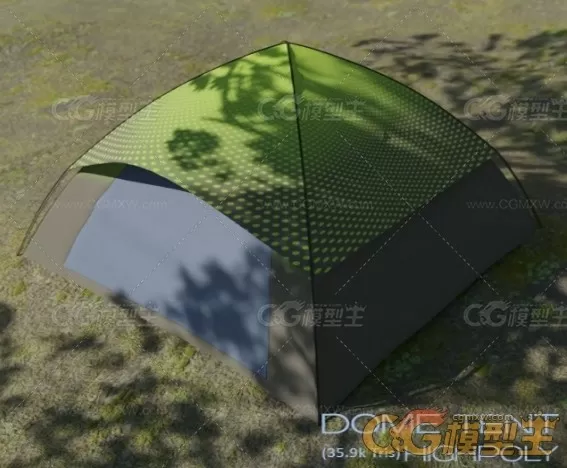 露营帐篷3D模型-1