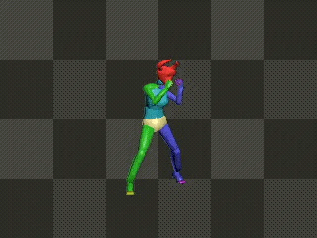 一个非常有节奏感的待机bip动作