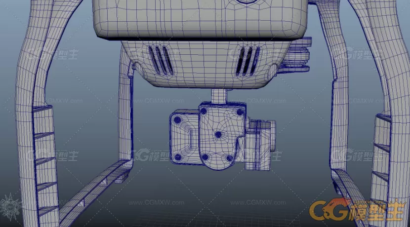 精细的无人机3D模型-6