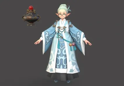 精灵老婆婆 药剂师 药水