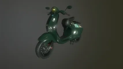 踏板摩托车