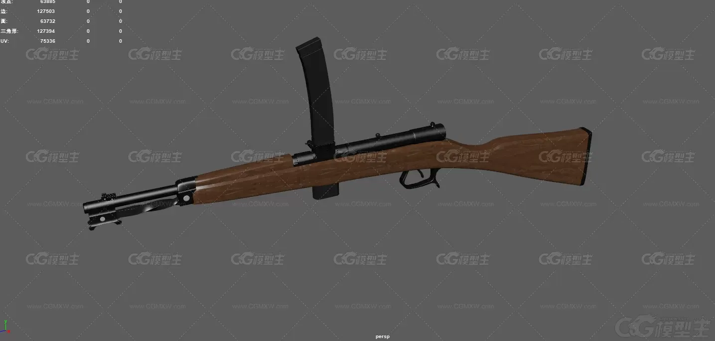 轻机枪 M1918冲锋枪 自动步枪 枪械 二战武器 抗美援朝武器 军用武器 枪械 冲锋枪 枪-2