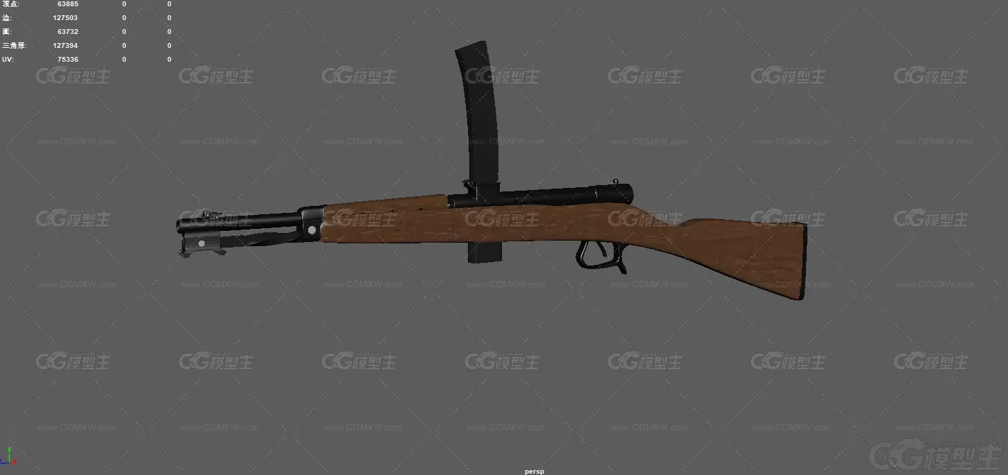 轻机枪 M1918冲锋枪 自动步枪 枪械 二战武器 抗美援朝武器 军用武器 枪械 冲锋枪 枪-3