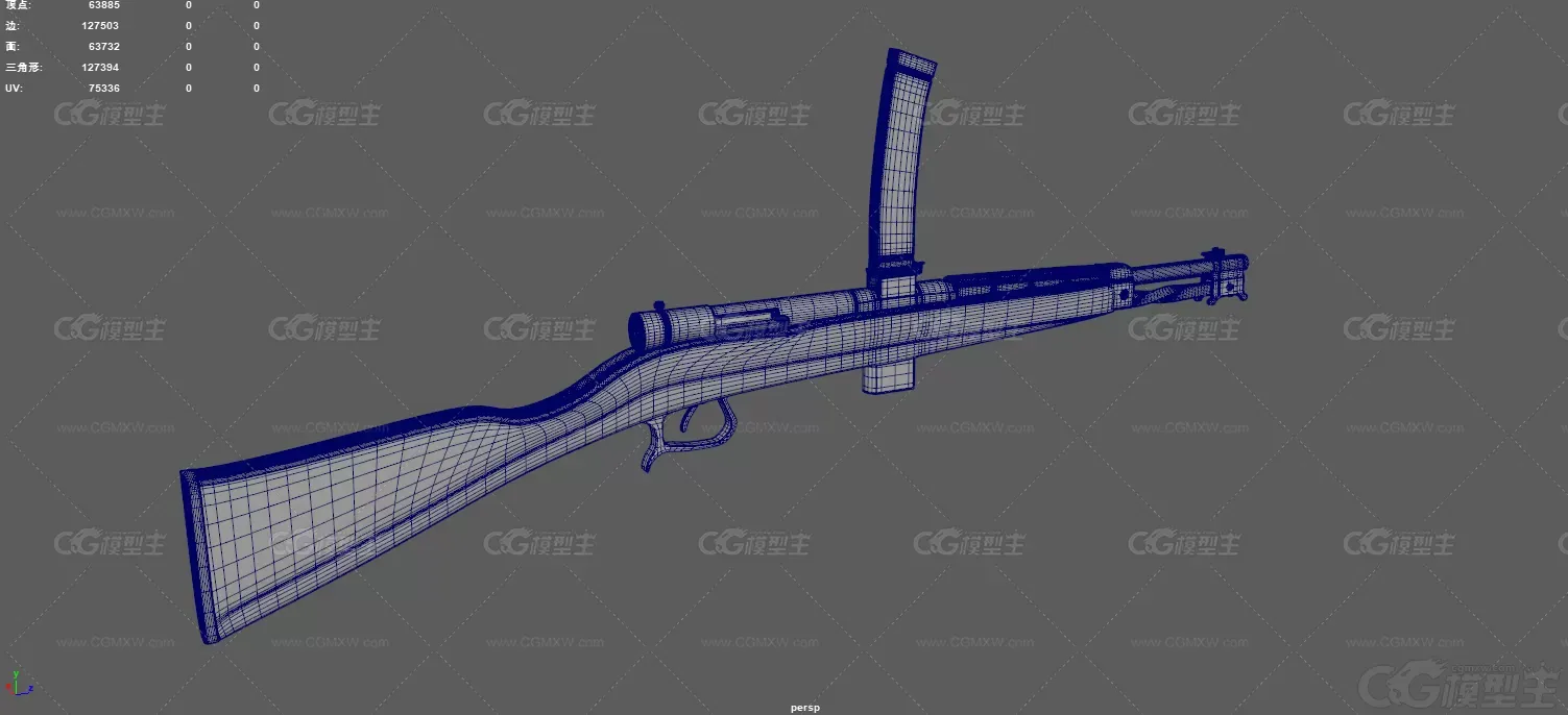 轻机枪 M1918冲锋枪 自动步枪 枪械 二战武器 抗美援朝武器 军用武器 枪械 冲锋枪 枪-7