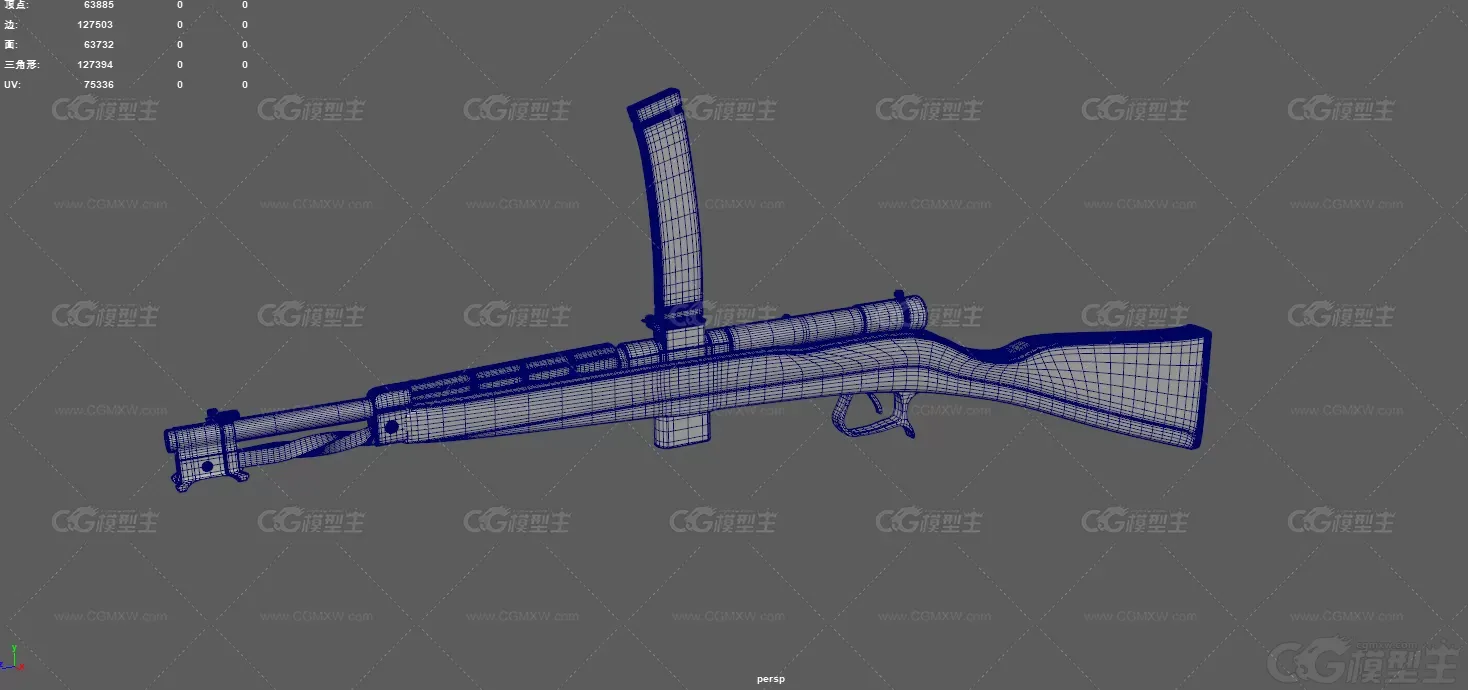 轻机枪 M1918冲锋枪 自动步枪 枪械 二战武器 抗美援朝武器 军用武器 枪械 冲锋枪 枪-10