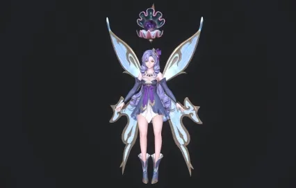 精灵女模型