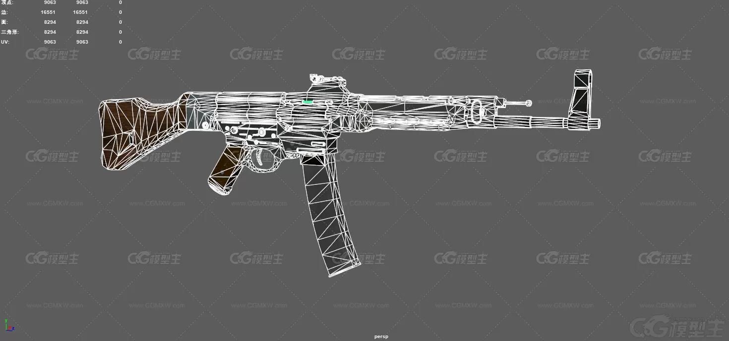 步枪 STG44突击步枪 自动步枪 冲锋枪 枪 扫射机关枪 机关枪 老式枪械 二战德军步枪-9