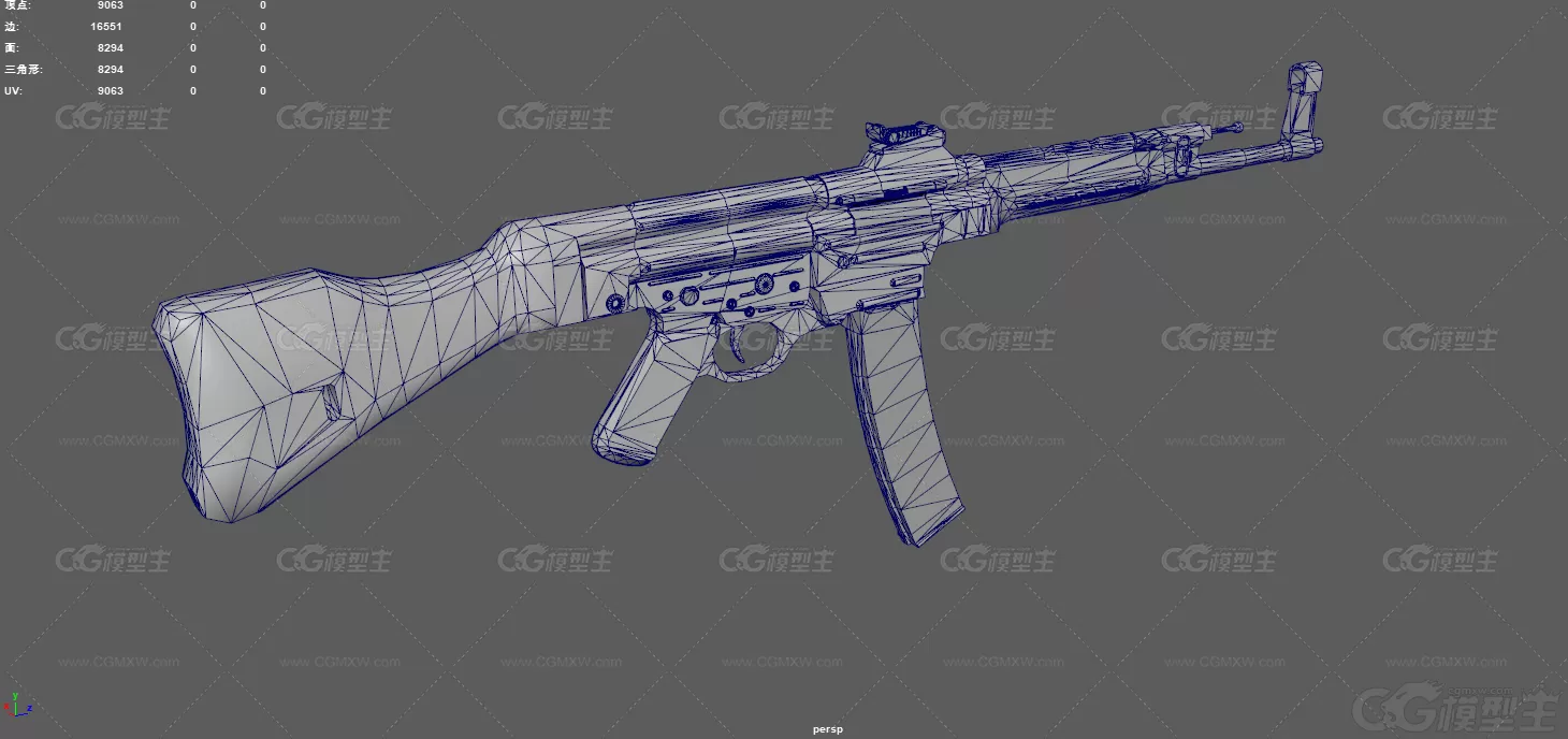 步枪 STG44突击步枪 自动步枪 冲锋枪 枪 扫射机关枪 机关枪 老式枪械 二战德军步枪-10