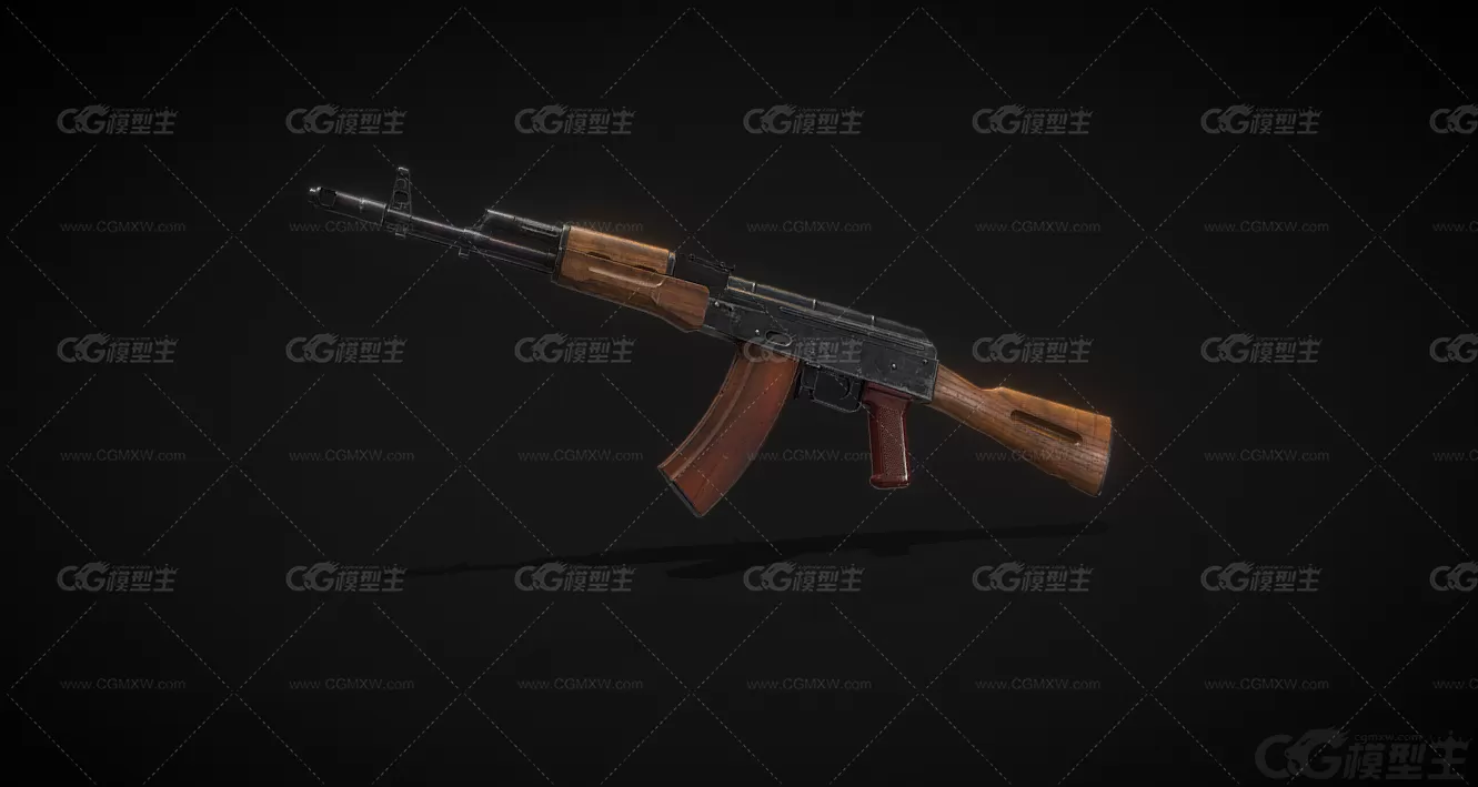 突击步枪 AK47 枪械 冲锋枪 自动枪 武器 步枪 军用武器 AK-74M突击步枪 苏联步枪-1